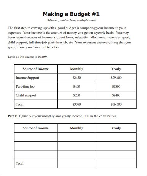 Free 8 Sample Multiplying Money Worksheet Templates In Pdf