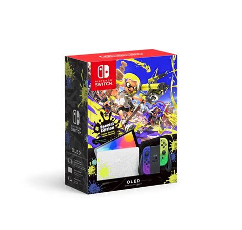 Best Buy Nintendo Switch Oled Model Splatoon 3 Special Edition Multi Hegskcaaa