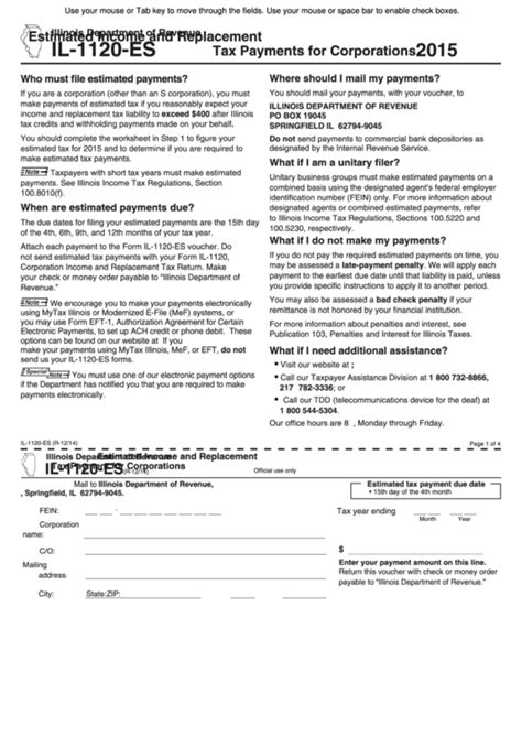 Form 1120 Income Tax Rates