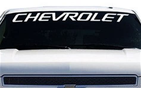 Vinyl Windshield Banner Decal Stickers Fits Chevy Custom Sticker Shop