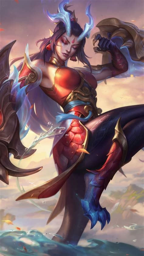 Immortal Journey Shyvana League Of Legends Lol Skin Splash Art Hd Phone Wallpaper Rare