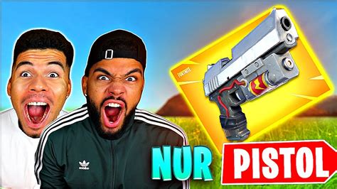 NUR MIT PISTOLE GEWINNEN CHALLENGE IN FORTNITE YouTube