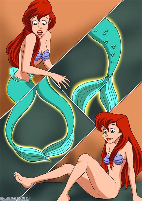 Xbooru Alluring Bottomless Comic Disney Feet Fins Fish Fish Girl