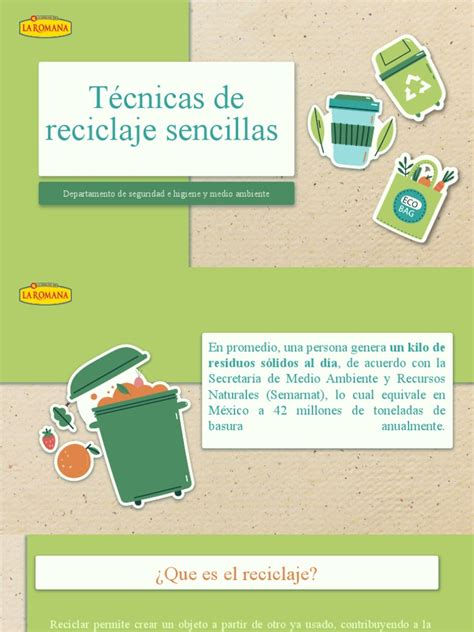 Técnicas De Reciclaje Sencillas Pdf Residuos Reciclaje