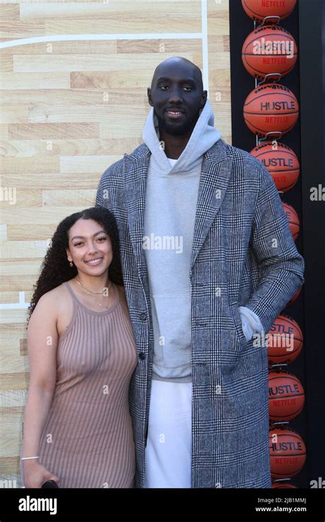 Los Angeles Ca 1st June 2022 Tacko Fall At Arrivals For Hustle