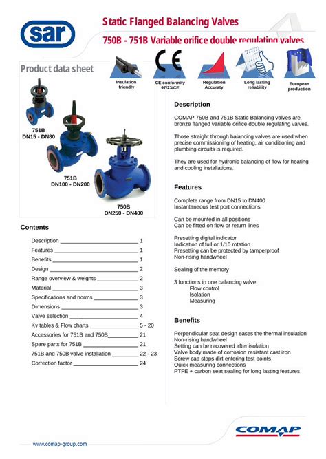 Pdf Static Flanged Balancing Valves Incledon Valves Industrial