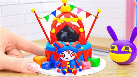 The Amazing Digital Circus Cake Satisfying Miniature Chocolate Cake