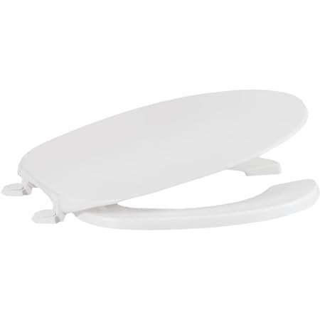 BEMIS 75 000 Commercial Open Front Toilet Seat With Cover ROUND