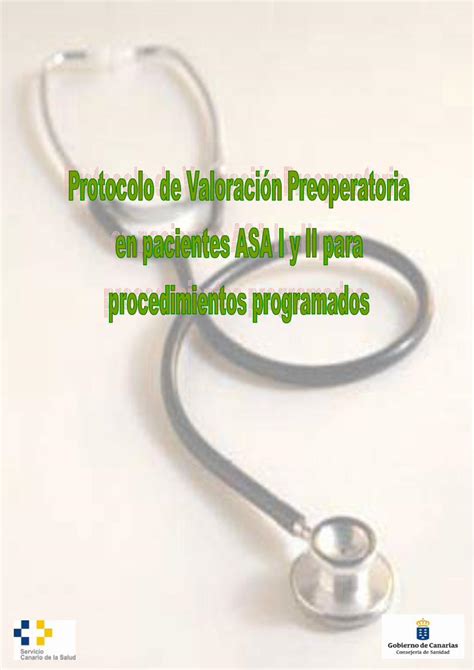 PDF Protocolo de valoración preoperatoria ASA I y II para PDFSLIDE NET