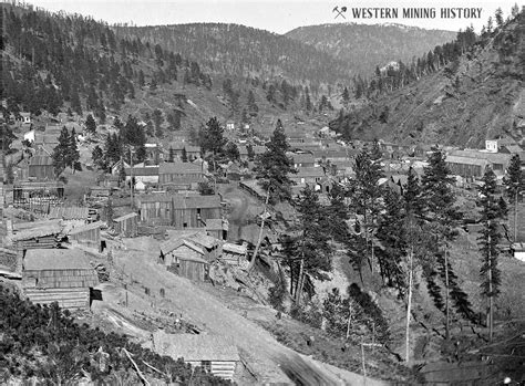 View Of Deadwood From The West Western Mining History