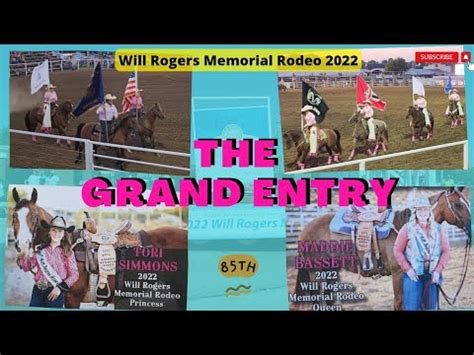 Will Rogers Memorial Rodeo The Grand Entry Th Vinita Ok