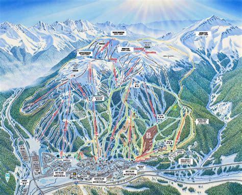 Copper Mountain Piste And Ski Trail Maps