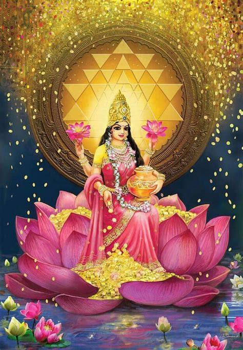 Lakshmi Goddess Of Abundance Lakshmi Images Lakshmi Painting