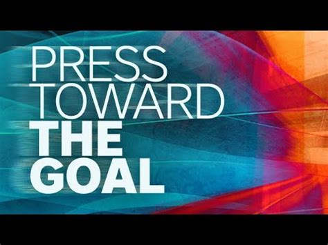 Press Toward The Goal Apostle Donald Benedict YouTube