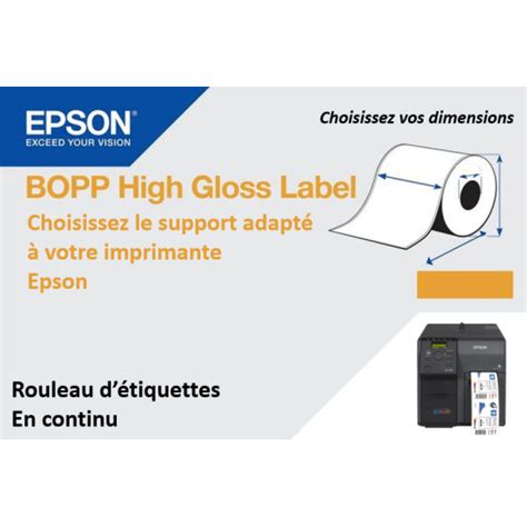 Choix D Tiquettes En Rouleau Continu High Gloss