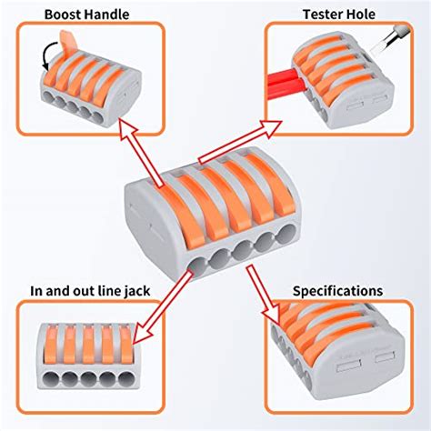 Rvboatpat Kit De Connecteurs De Fils Connecteurs Levier