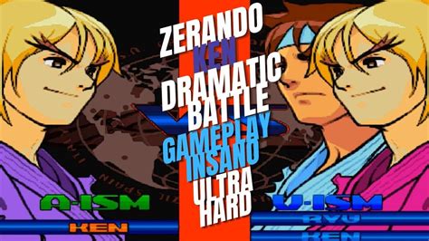 Zerando Ken Dramatic Battle Street Fighter Alpha Max Gameplay