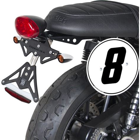 Porta Targa Moto Barracuda Per Triumph Street Twin Vendita