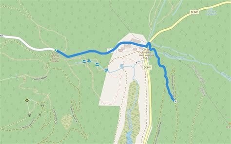 Liaison Col De Grande Basse Anneau Vert Disque Vert Walking And