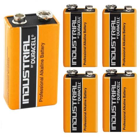 4 X Duracell Industrial 9v Pp3 Mn1604 Block Alkaline Batteries Procell Lr22 For Sale Online Ebay