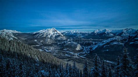 Peak Of Sulphur Mountain Stock Image Image Of View