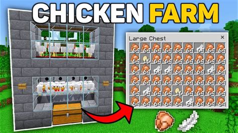 Easiest Chicken Farm Tutorial In Minecraft 1 21 Youtube