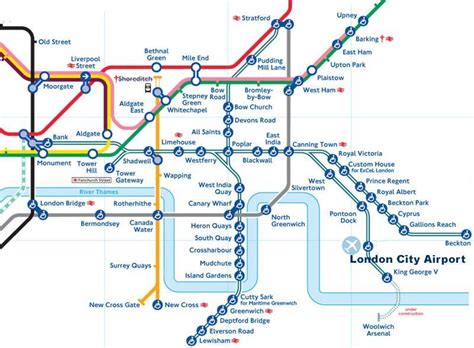 Le Docklands Light Railway Pour Vos Déplacements à Lest De Londres