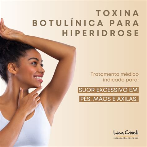 TOXINA BOTULÍNICA PARA HIPERIDROSE Lica Cinelli