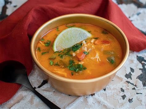 Thai Chicken Curry And Rice Soup Local Food Rocks