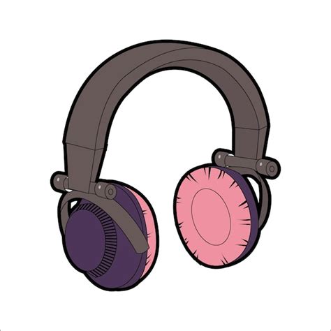 Premium Vector Headphone Gadget Cartoon Isolated