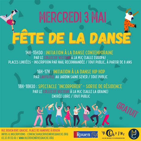 F Te De La Danse Mjc Rouen Rive Gauche