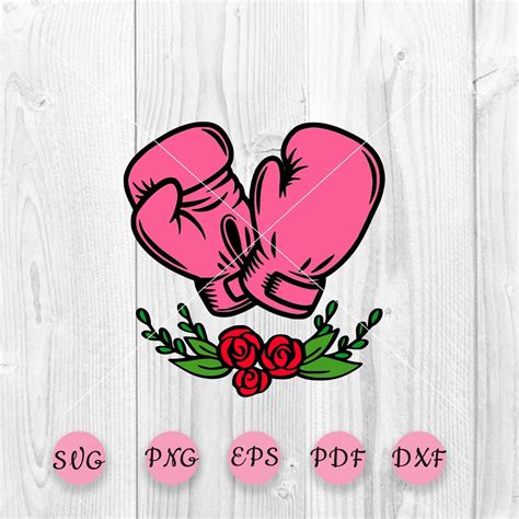 Boxing Gloves Svg Pink Boxing Svg Gloves Svg Fighting Svg Etsy