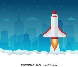 Liquid Solid Rocket Anatomy Illustration Stock Vector Royalty Free