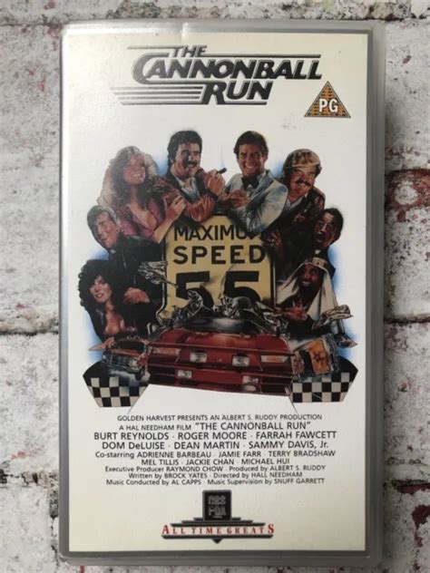 The Cannonball Run Cbsfox All Time Greats Vhs Video Cassette Tape £7