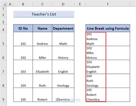 New Line In Cell Formula In Excel 4 Cases Exceldemy