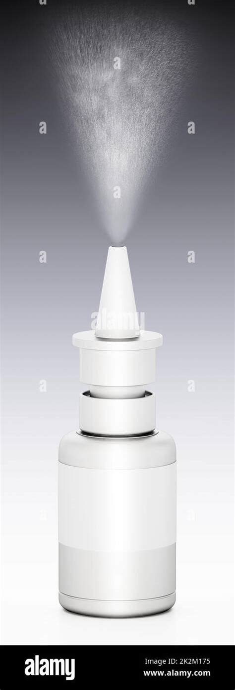 Generic Blank Nasal Spray Bottle 3d Illustration Stock Photo Alamy