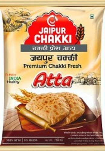 Blue Indian Whole Wheat Jaipur Chakki Premium Chakki Fresh Atta Kg