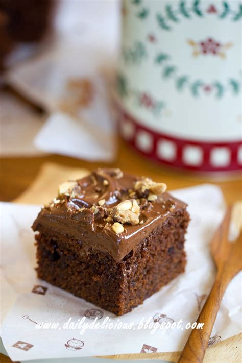 dailydelicious: Easy one bowl No Egg Chocolate Cake