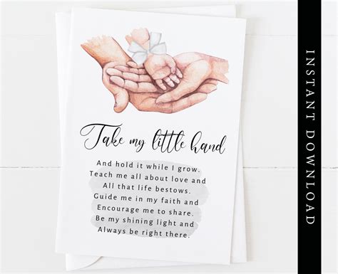 Godparents Card Printable Will You Be My Godparents Proposal Etsy