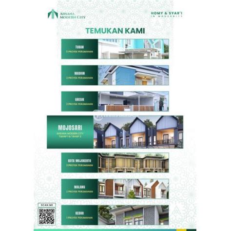 Dijual Rumah Scandinavian Di Perumahan Islami Kota Mojosari Di