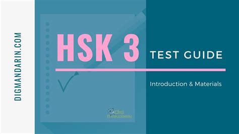 Hsk Level 3 Guide