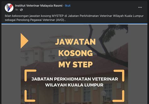 Iklan Jawatan Jabatan Perkhidmatan Veterinar Jawatan Kosong Terkini