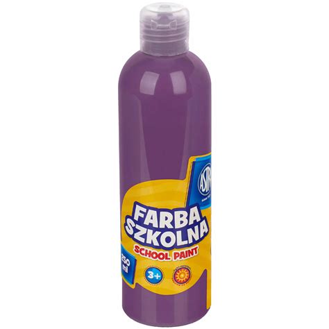 FARBA SZKOLNA PLAKATOWA ŚLIWKOWA 250 ML ASTRA 13575444053 Allegro pl