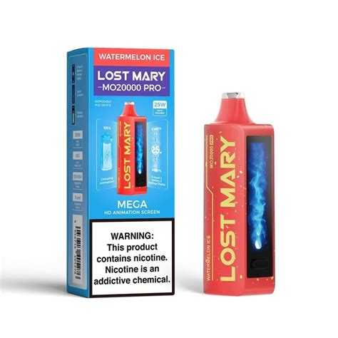 Lost Mary MO20000 Pro Mega Watermelon Ice Disposable Vape 5pcs Pack