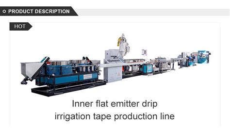 HDPE LDPE Flat Drip Irrigation Tape Production Line Products From