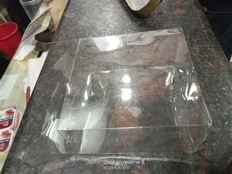 Non Edible Pvc Transparent Square Box For Outlets At Rs Piece In