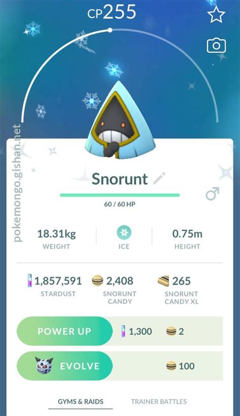 Snorunt - Pokemon Go