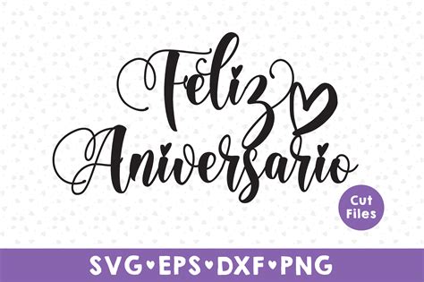 Feliz Aniversario Svg Solo Para Cricut Y Silhouette O Laser Etsy M Xico