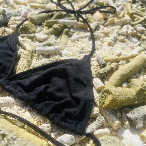 Tan Through Triangle Bikini Top Heidi Swimwear