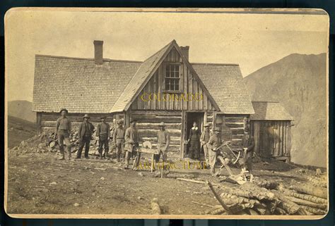 Baker's cabin near Silverton Colorado photograph 1880 - COLORADO ...